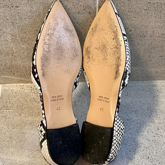 Gravitypope Woman's Convertible Snakeskin Flats Size 9 (40) - Picture 9 of 14